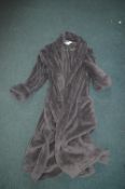 *Tommy Bahama Grey Plush Dressing Gown Size: S/M