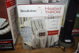 *Brookstone Heated Throw 50