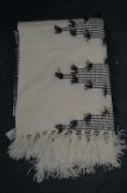 *Revolution Home Knitted Throw Black