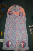 *Hugfun Child's Plush Sleeping Bag with Unicorn De