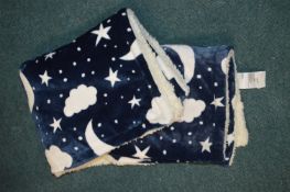 *Little Miracle Plush Throw Moon & Stars