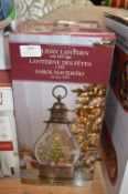 *Holiday LED Lantern with Christmas Tree