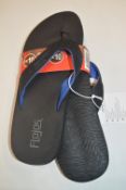 *Flojos Men's Black Flip-Flops Size: 10