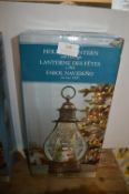 *Christmas LED Holiday Lantern with Snowman Design
