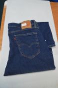 *Levi's 514 Blue Denim Jeans Size: 36/30