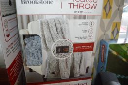 *Brookstone Heated Throw 50