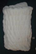 *Mon Chateau White Plush Throw