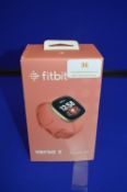 *Fit Bit Versa 3 Smartwatch Pink & Gold