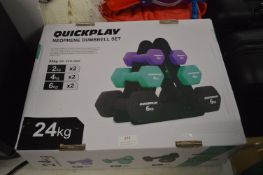 *Quick Play 24kg Neoprene Dumbbell Set