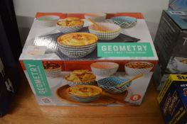 *5pc Geometry Bowl Set