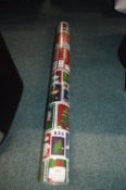 *36m Roll of Double Sided Christmas Wrap
