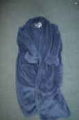 *Tommy Bahama Blue Plush Dressings Gown Size: L/XL
