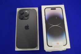 *Apple iPhone 14 Pro 256GB Black