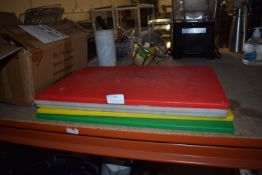 *Five Plastic Chopping Boards