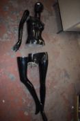 *Black Female Mannequin (one arm missing, one leg