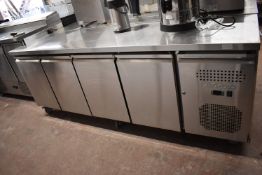 *Adexa Four Door Refrigerated Counter 223x60x86cm