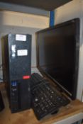 *Desktop PC with Monitor, Keyboard, and Mouse