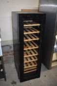 *Black Wine Chiller (front glass edge broken) 40x5