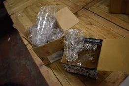 *Quantity of Plastic Shot Glasses and a Set f Four