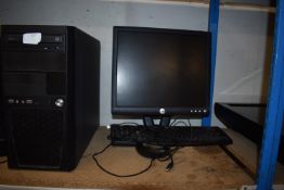 *Desktop PC with Monitor, Keyboard, and Mouse