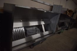 *Two Part Extraction Canopy (240x50x120cm + 265x55