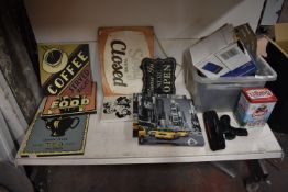 Quantity of Condiments, and Various Signs