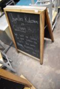 A-Frame Advertising Chalkboard