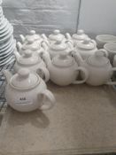 * 10 x tea pots