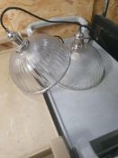 * 2 x pendant light fittings