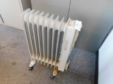 * Oil filled radiator