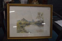 Waterside Print by Jean Marie Leguen