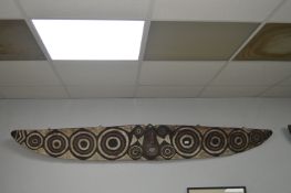 Bwa Burkina Faso Carved Wooden Butterfly Mask 100cm long