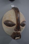 Carved Kifwebe Songye Mask