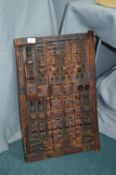 Carved Wooden Dogon Door