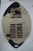 Zulu Umbhumbhulosu Cowhide Shield