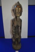 Baule Carved Tribal Fertility Figure