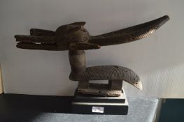 Bamana Carved Animal Figure on Stand