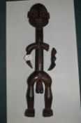 Carved Wooden Male Tribal Figure (AF - arm requires restoration)