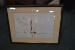 Tom Harwood Watercolour Seascape
