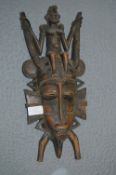 Senofo Ivory Coast Carved Wooden Mask