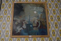 Abstract Oil on Board by TR