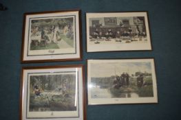 Four Framed Prints
