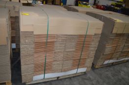 *Pallet of 180 Corrugated Cardboard Boxes 530x360x275mm