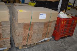 *Pallet of 180 Corrugated Cardboard Boxes 530x360x275mm