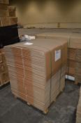 *Pallet of 90 Corrugated Cardboard Boxes 430x430x350mm