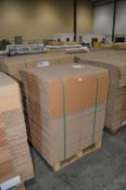 *Pallet of 90 Corrugated Cardboard Boxes 430x430x350mm