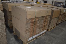 *Pallet of 180 Corrugated Cardboard Boxes 530x360x275mm