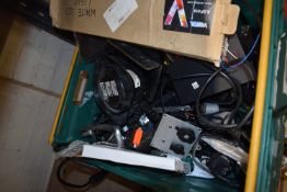 *Box of Electrical Components: Flashing Lights, Sirens, etc. (tray not included)