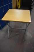 *Six Steel Framed Folding Desks