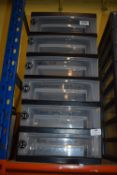 *Plastic Six Drawer Storage Unit